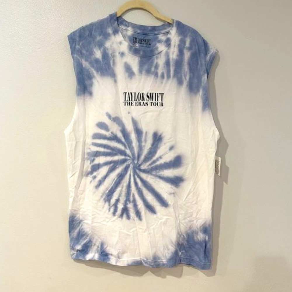 HOLDING FOR ALICIAZHAO - Taylor Swift Eras Tour tie dye muscle tee tank top
